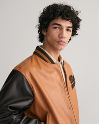 Nahkainen GANT Varsity Jacket