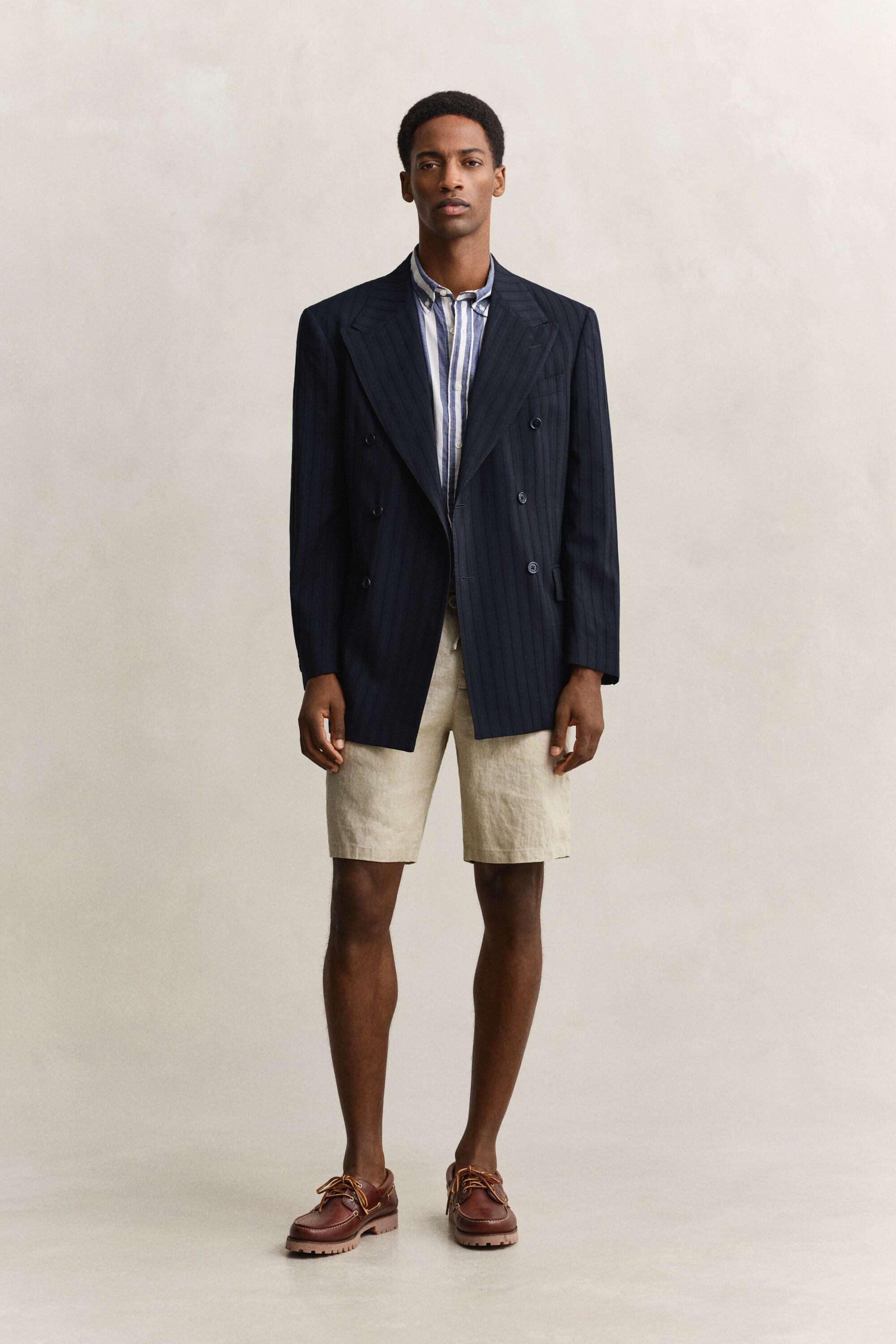 Raidallinen puuvillavoileepaita