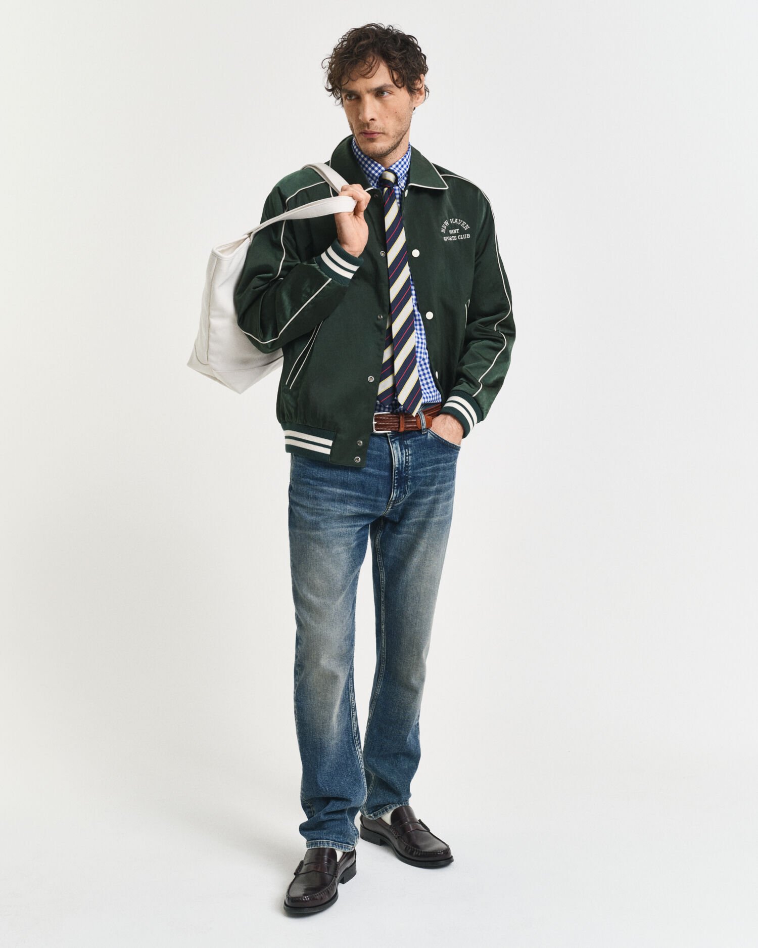 Regular fit ‑mitoitettu Classic Gingham -popliinipaita