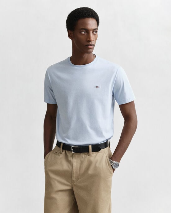 Regular fit ‑mitoitettu Shield-t‑paita