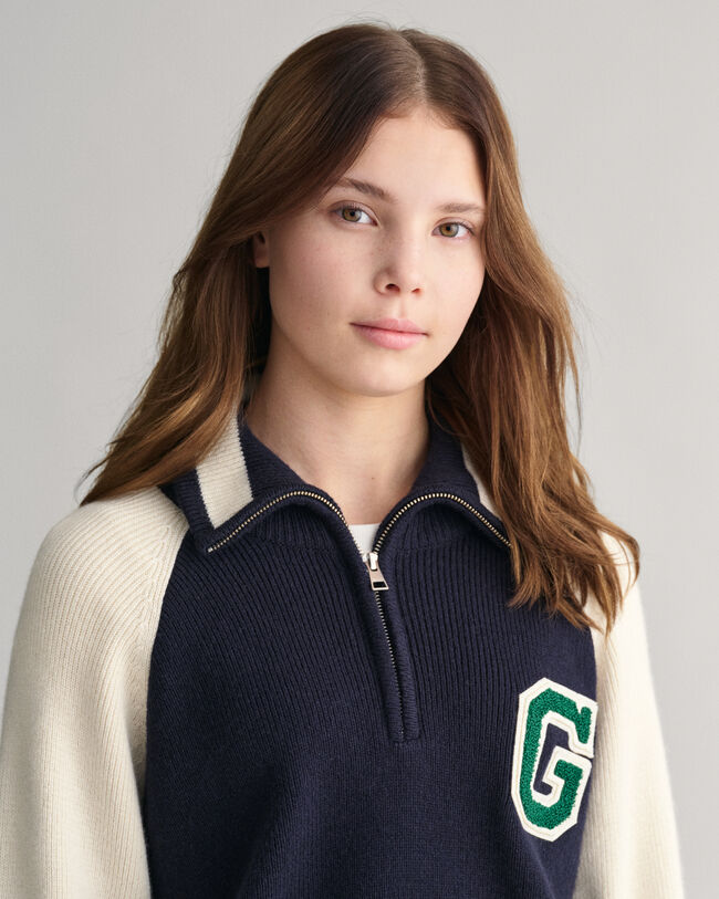 Teens-malliston GANT Varsity ‑neulepusero