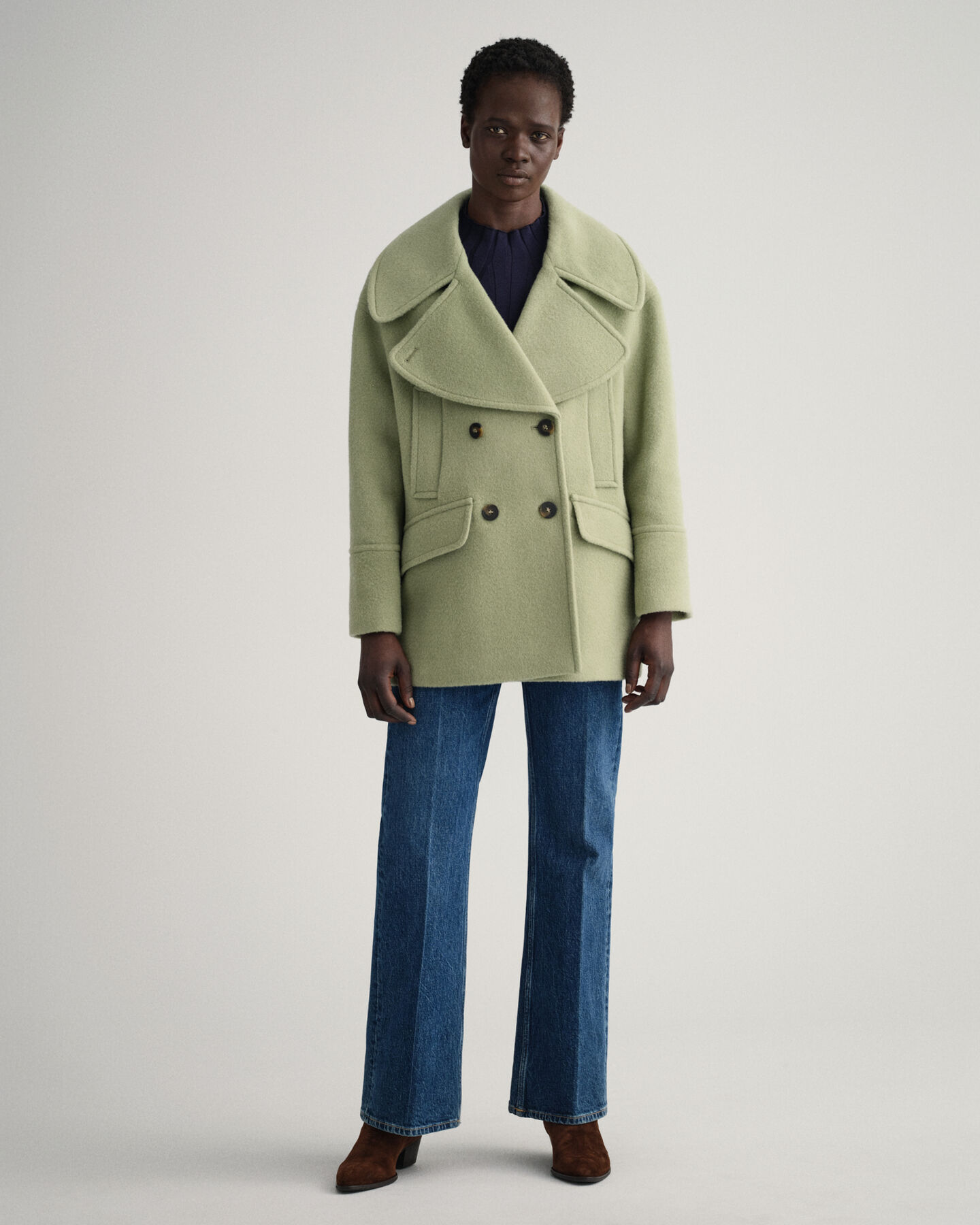 Oversized fit ‑mitoitettu kansitakki