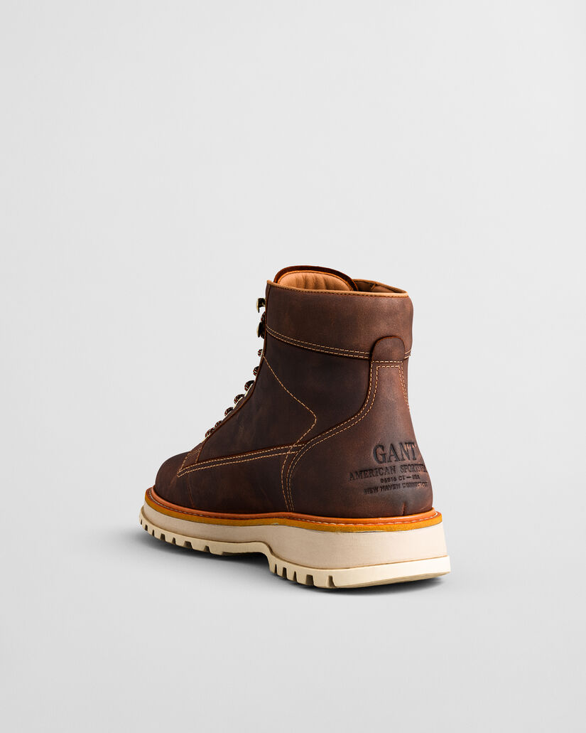 Nahkaiset Clafton-nauhanilkkurit