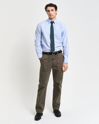 Regular fit ‑mitoitettu Archive-oxford Ilman Logoa-paita