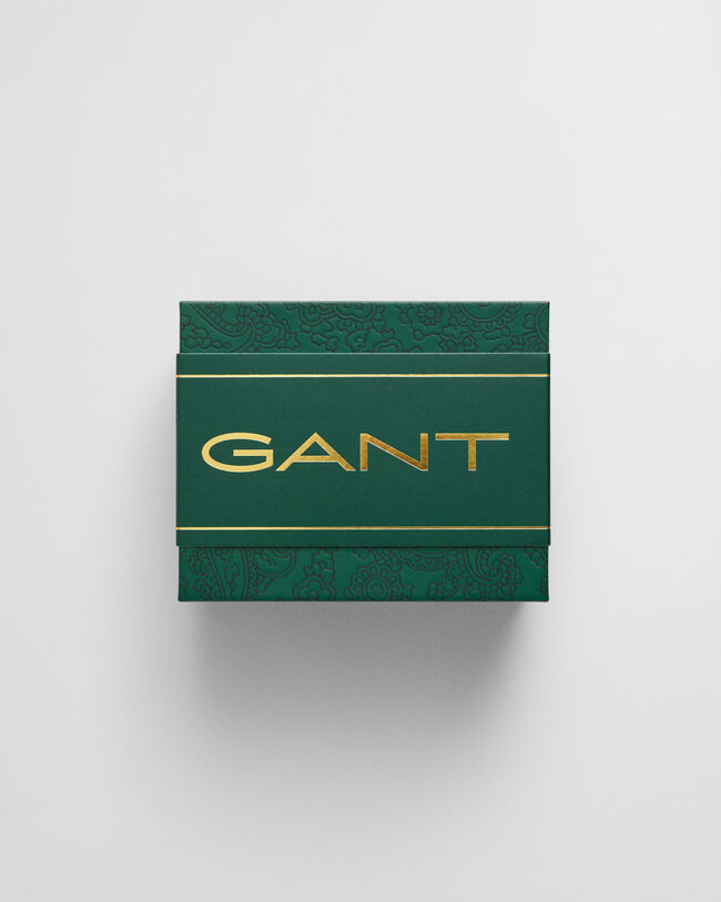 Ruudulliset ja ribbineulesukat lahjapakkauksessa (2 paria)