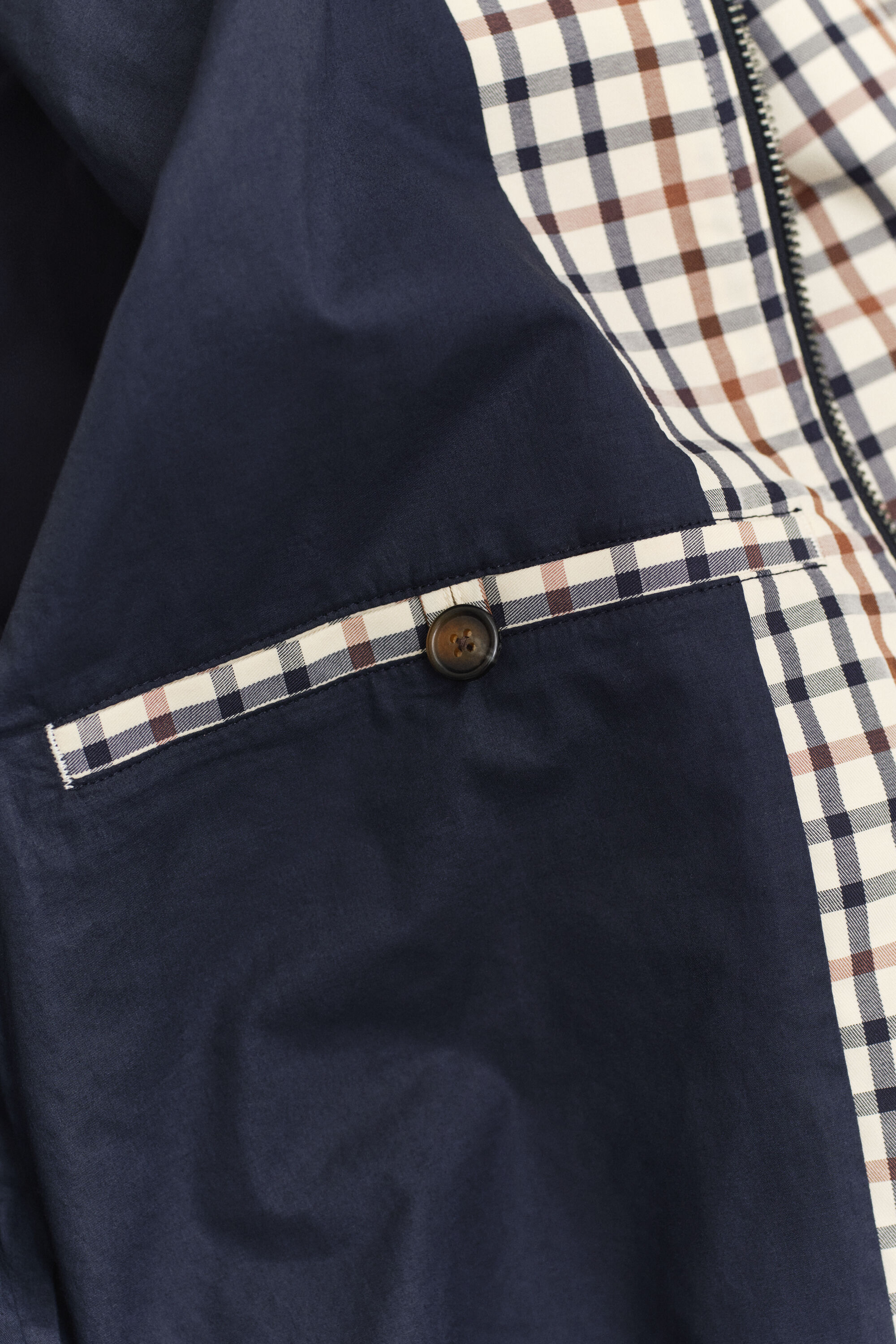 Harrington‑puuvillasekoitetakki