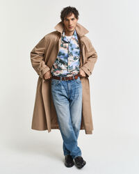 Relaxed fit ‑mitoitettu Island-printtipaita