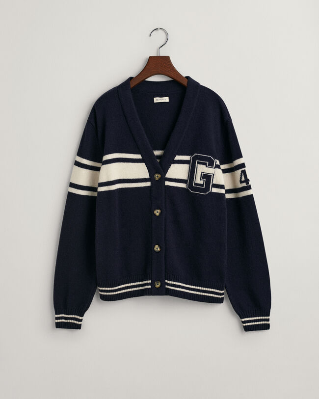 Teen Girls -malliston GANT Varsity ‑neuletakki