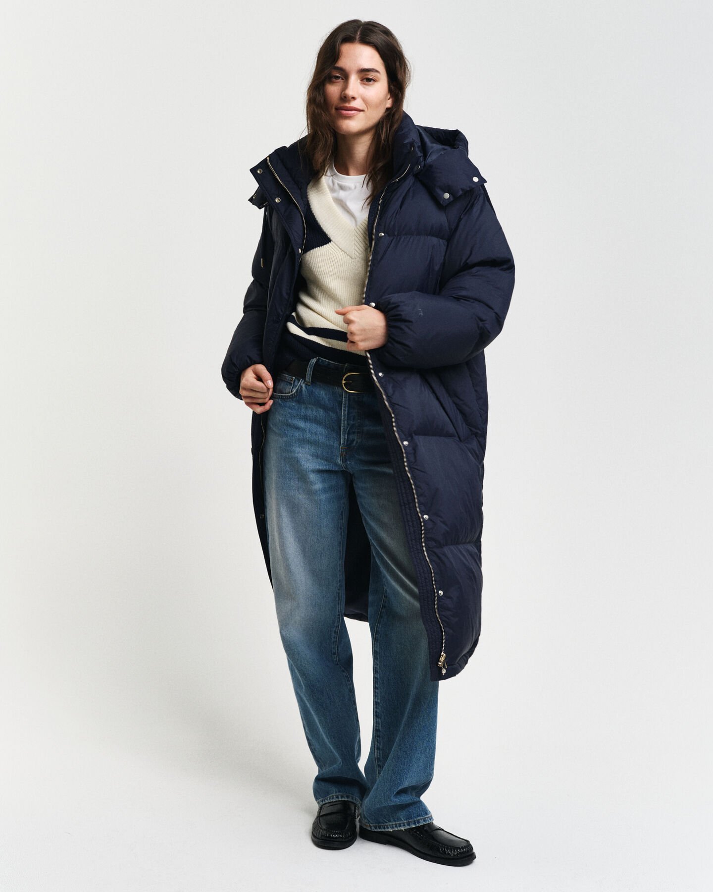 Kokopitkä untuvatakki