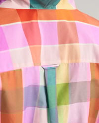 Ruudullinen puuvilla-silkkimekko