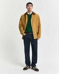 Lampaanvillainen palmikkoneule, pyöreä pääntie