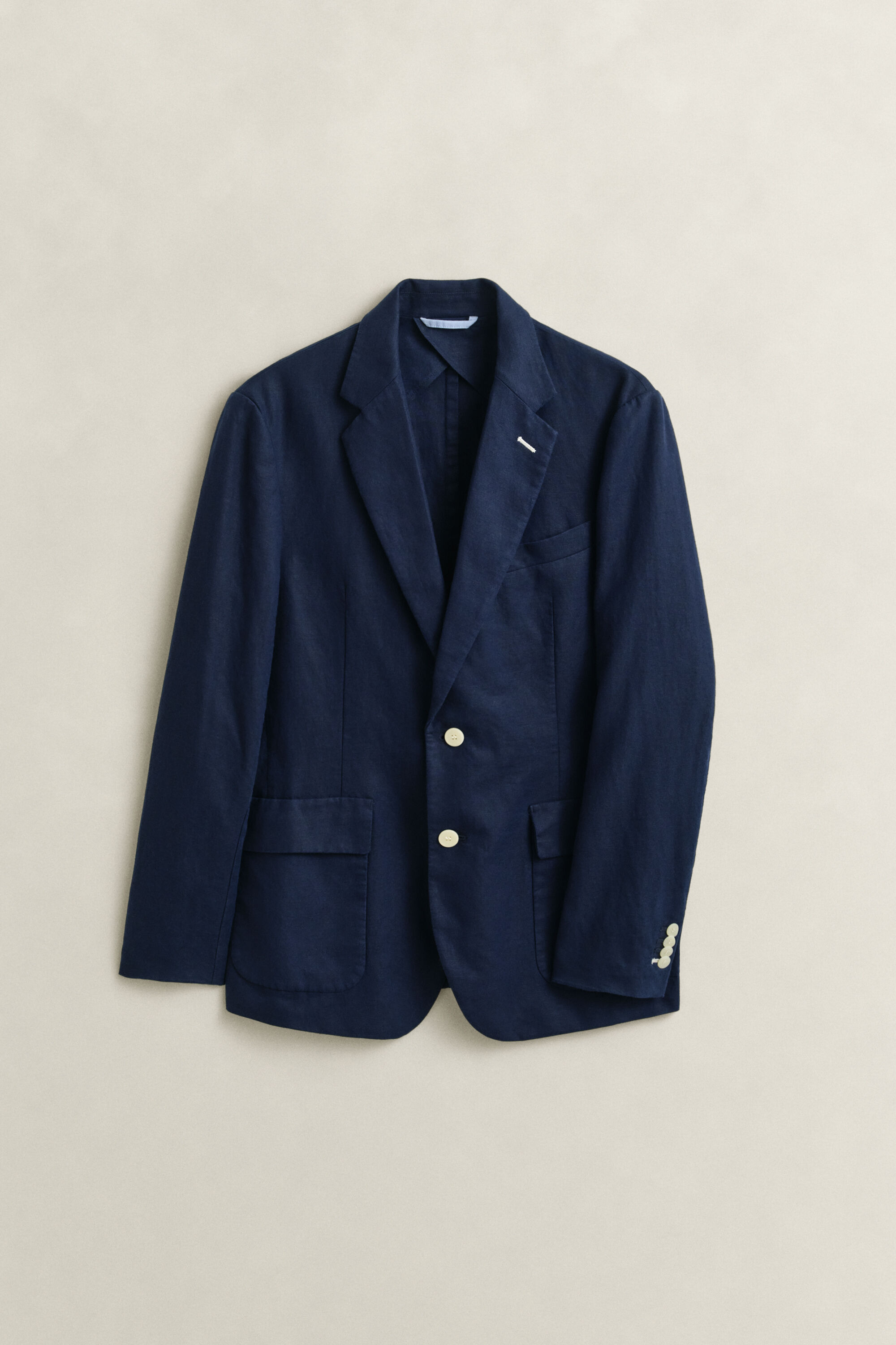 Kohokuvioitu puvuntakki puuvillasekoitetta