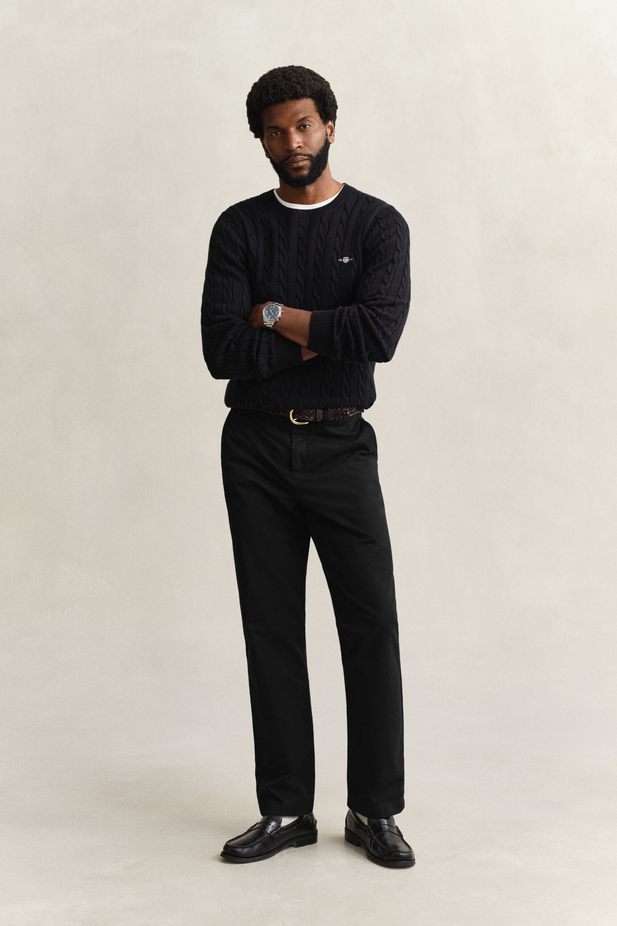 Regular fit ‑mitoitetut klassiset chinot