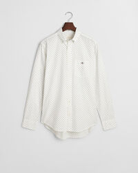 Regular fit ‑mitoitettu pikkukuvioinen paita