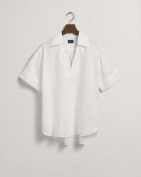 Lyhythihainen Popover-pellavapusero