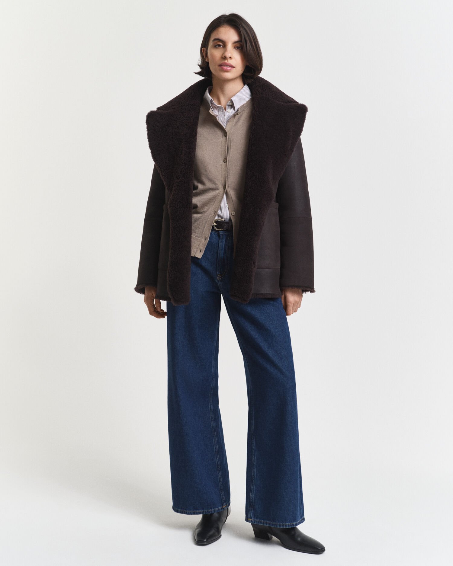 Merinovillainen neuletakki