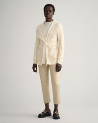 Kietaisumallinen palmikkoneuletakki