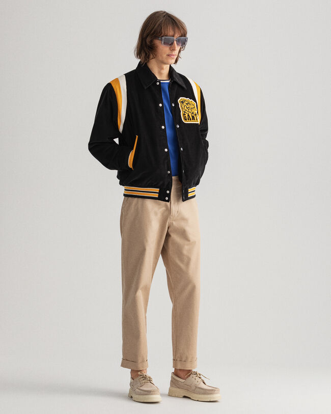 Vakosamettinen GANT Varsity Jacket