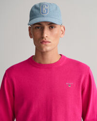 Classic-puuvillaneulepusero, pyöreä pääntie