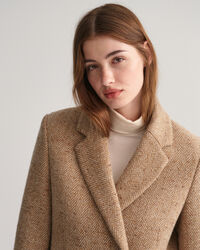 Regular fit ‑mitoitettu kalanruotokuvioinen bleiseri