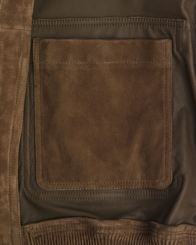 Mokkanahkainen Flight-takki