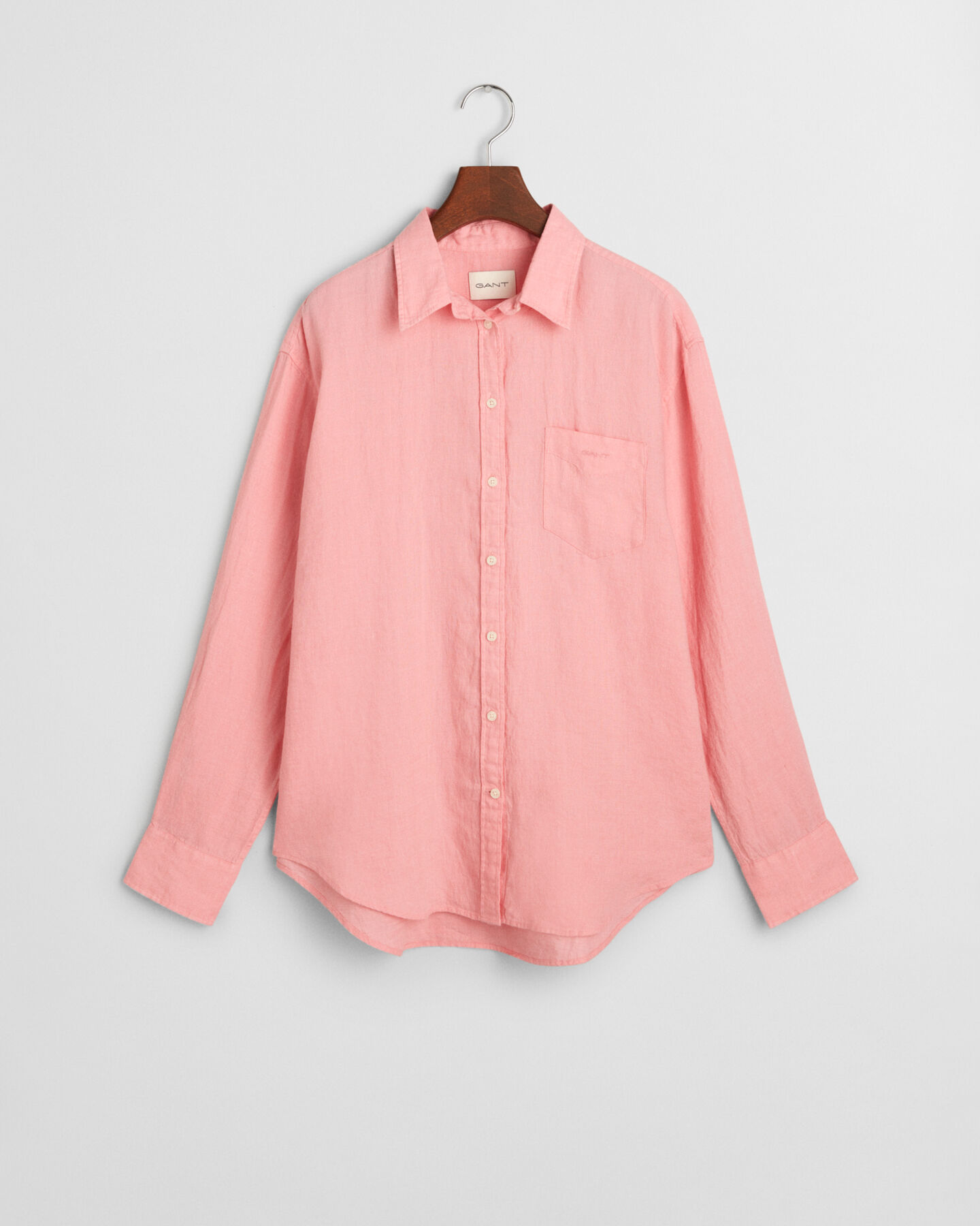 Relaxed&nbsp;fit ‑mitoitettu pellavapaita