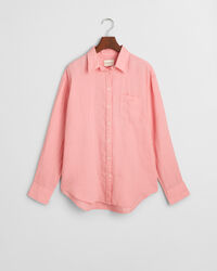 Relaxed&nbsp;fit ‑mitoitettu pellavapaita