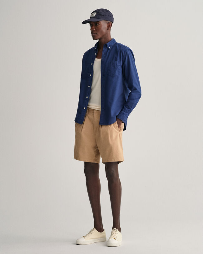 Regular fit ‑mitoitettu Sunfaded-oxford-paita