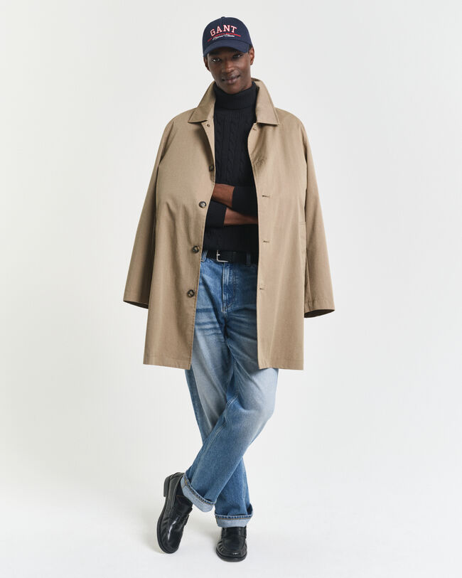 Puuvillainen palmikkopooloneule