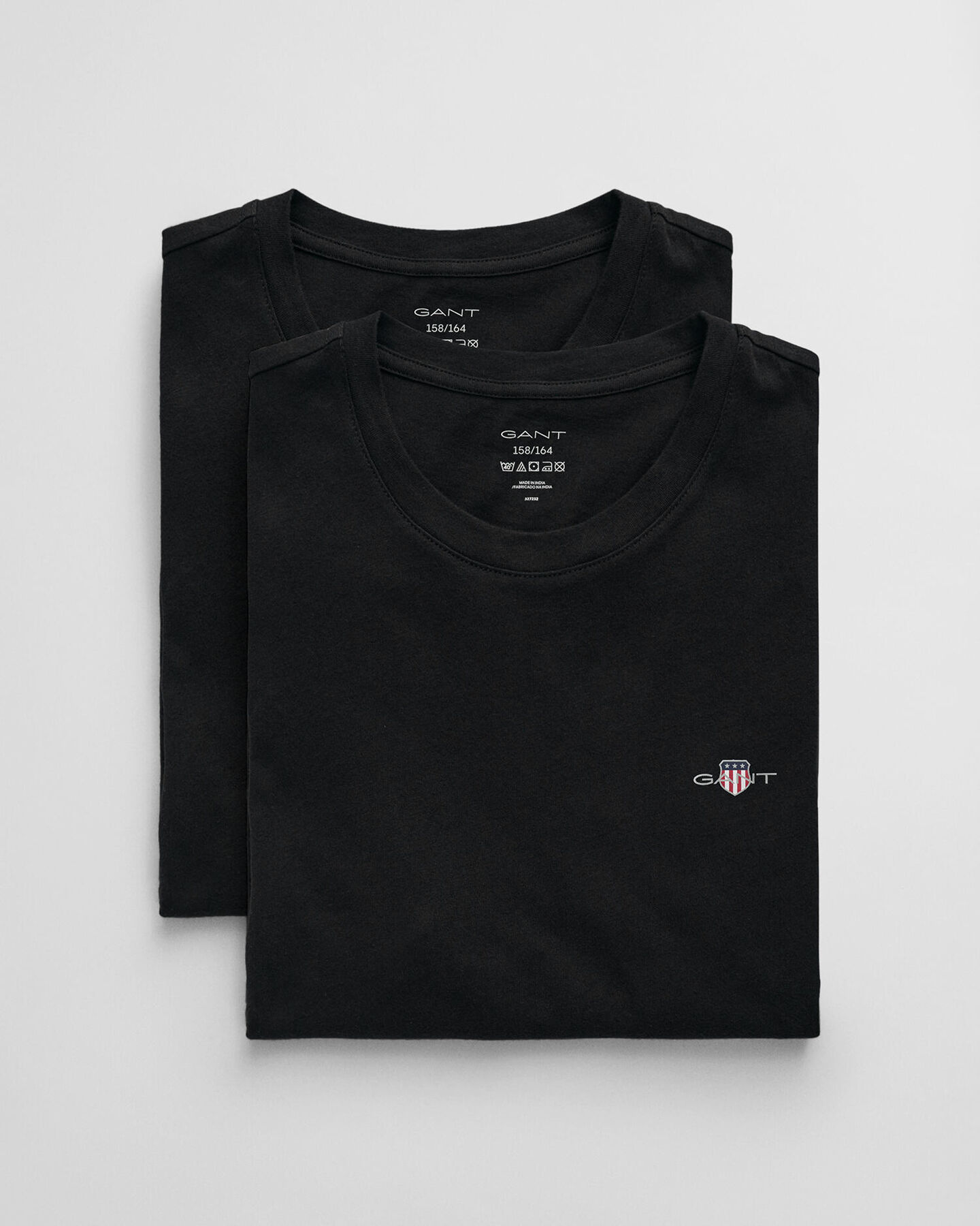 Teens-malliston t‑paidat, pyöreä pääntie (2 kpl)