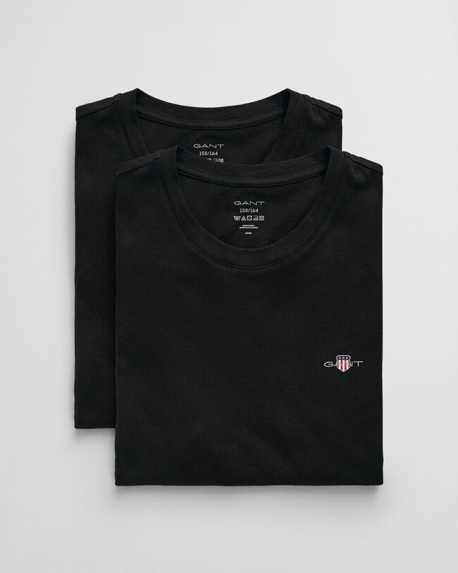 Teens-malliston t‑paidat, pyöreä pääntie (2 kpl)