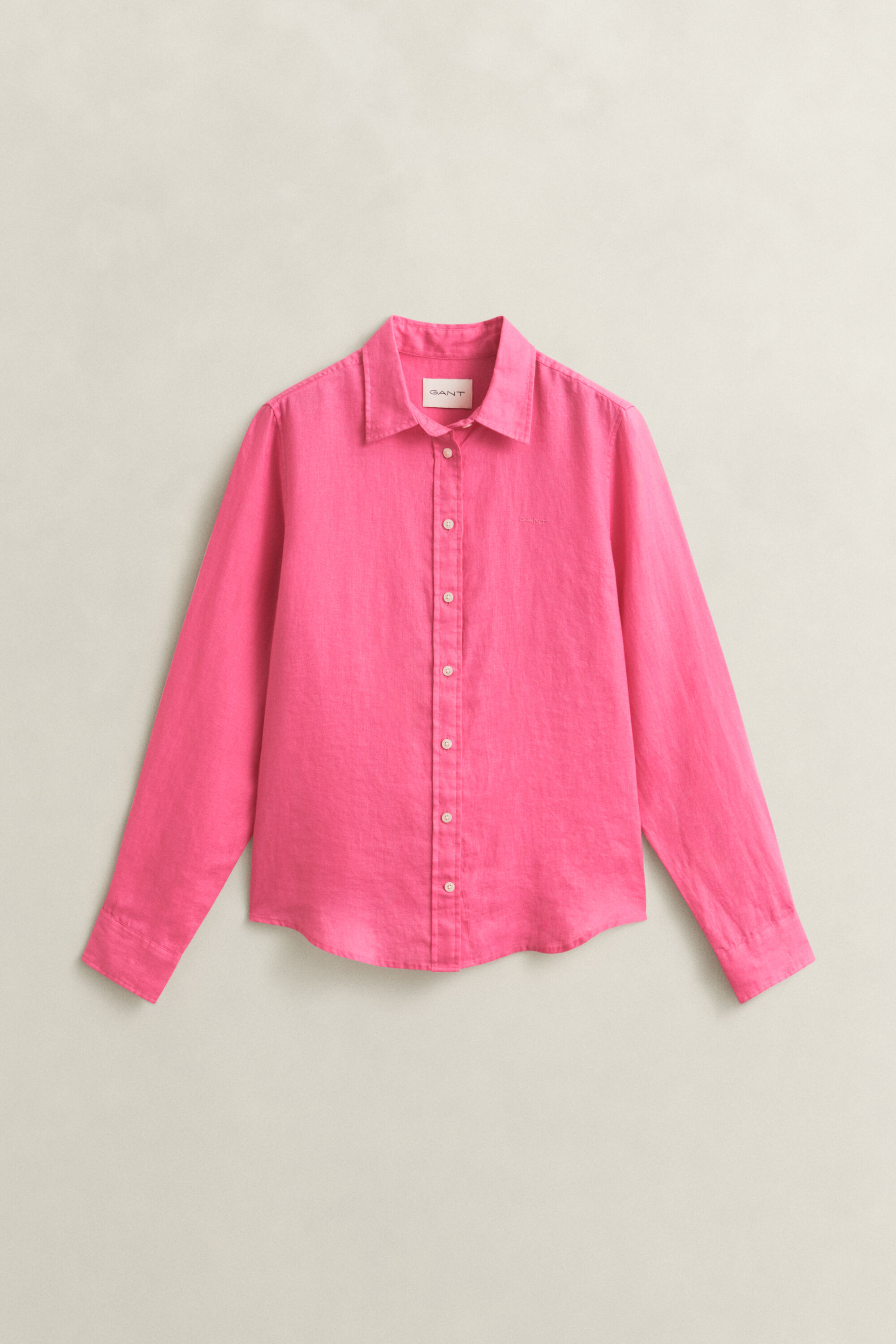 Regular fit ‑mitoitettu pellavapaita