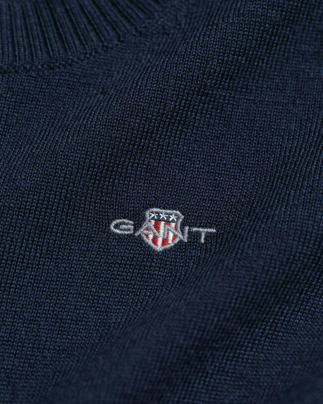 Kids-malliston hieno merinovillaneule, pyöreä pääntie