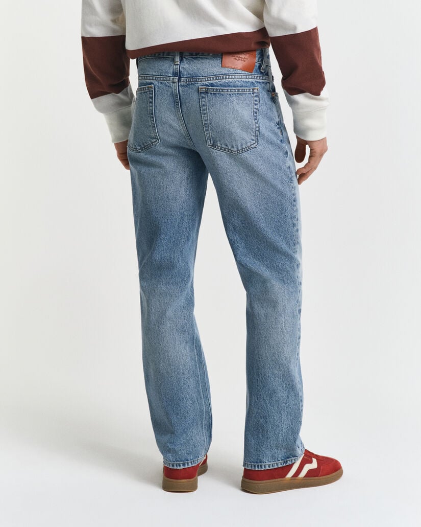 Bootcut-lahkeiset Vintage Washed ‑farkut