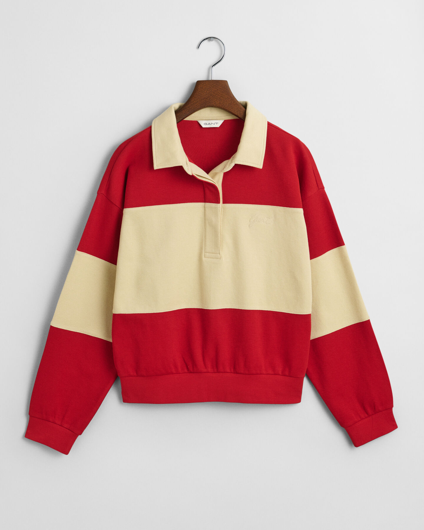 Kohopintainen monivärinen Rugger-pikeepaita