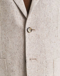 Slim fit ‑mitoitettu Donegal-puvuntakki