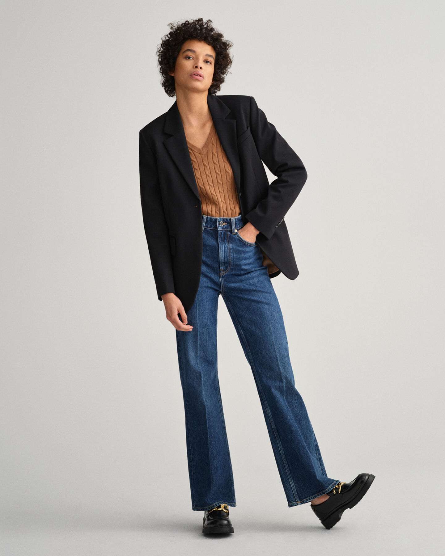 Jerseykankainen bleiseri