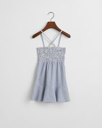 Girls-malliston raidallinen seersucker-mekko