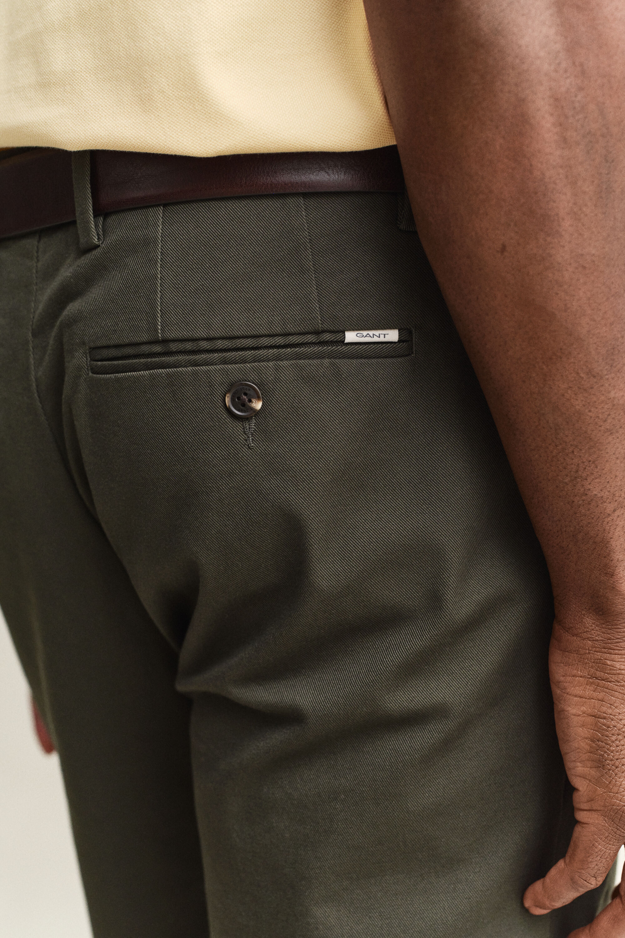 Slim fit ‑mitoitetut siistit chinot