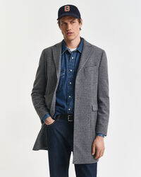 Kaksisävyinen villakangastakki