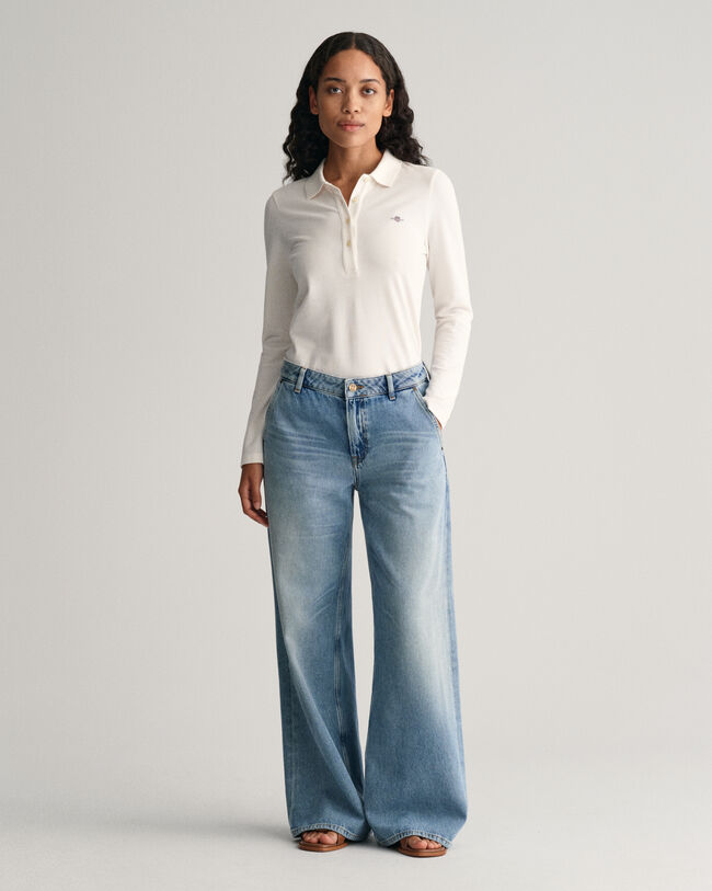 Pitkähihainen Shield-pikeepaita