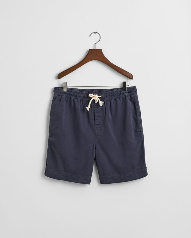 Regular fit ‑mitoitetut kiristysnauhalliset Sunfaded-shortsit