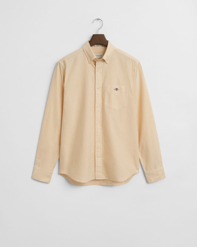 Regular fit ‑mitoitettu pystyraidallinen klassinen oxford-paita