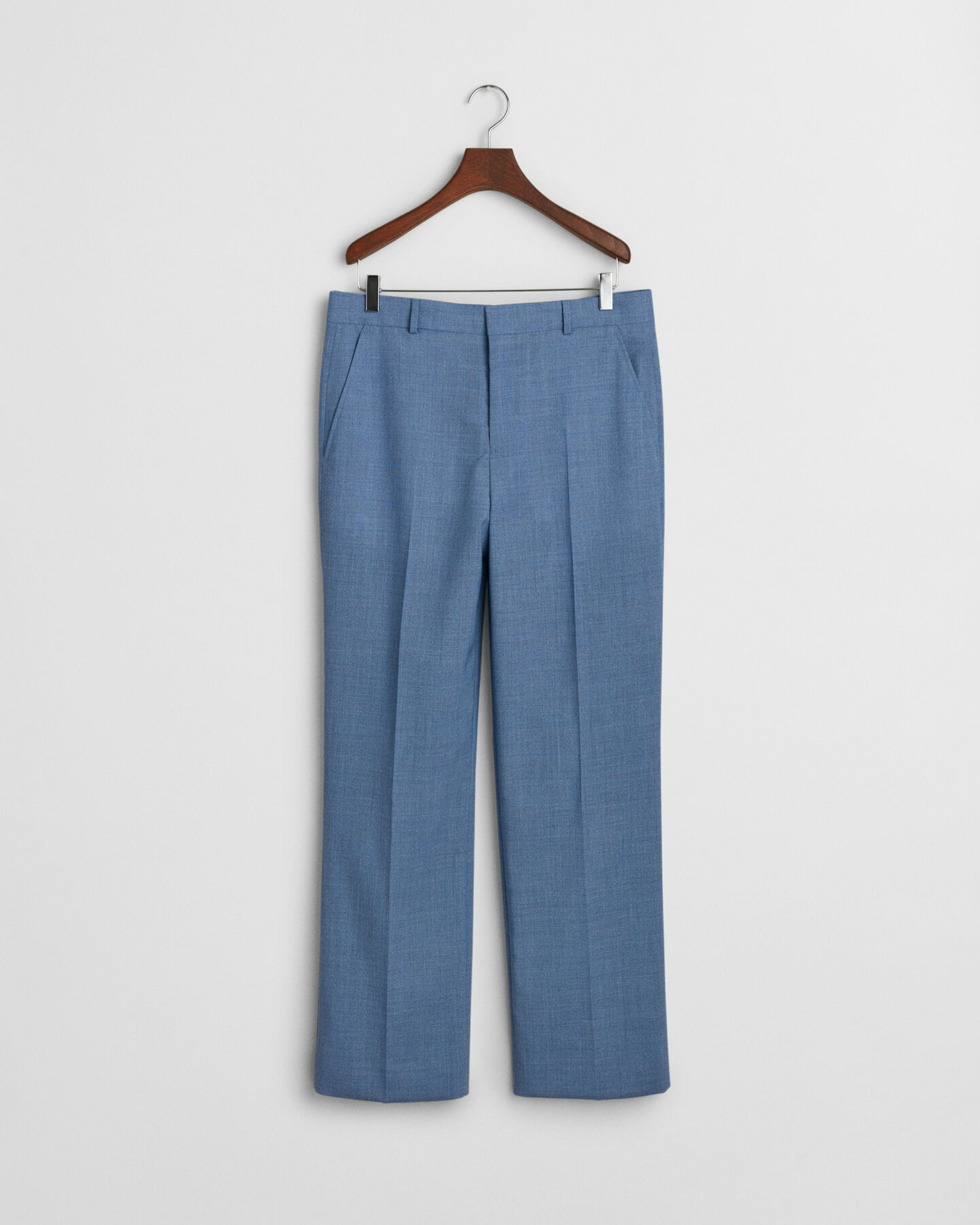 Relaxed&nbsp;fit ‑mitoitetut villakankaiset Moulin&eacute;-puvunhousut