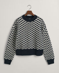 Intarsianeulepusero, py&ouml;re&auml; p&auml;&auml;ntie