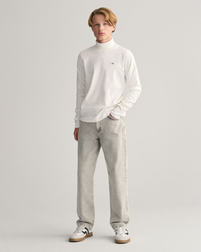 Teens-malliston pitk&auml;hihainen Shield-poolo