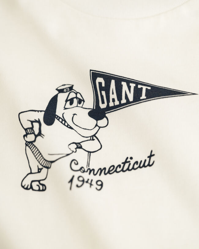 Baby-malliston pitkähihainen koiraprinttipaita