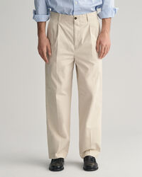 Relaxed Fit Peached Cotton Chinos