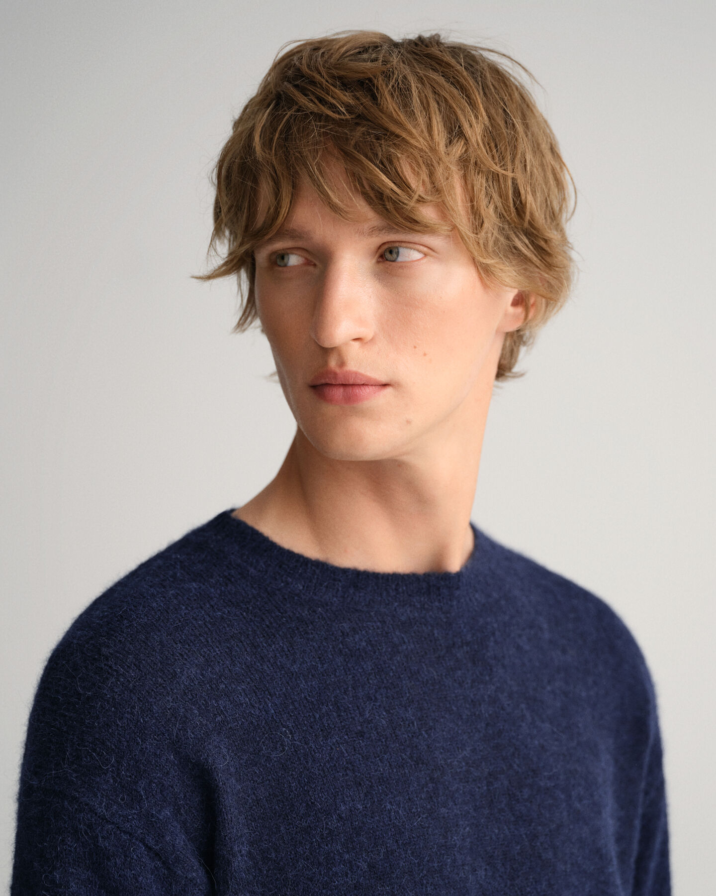 Alpakkasekoiteneulepusero, py&ouml;re&auml; p&auml;&auml;ntie