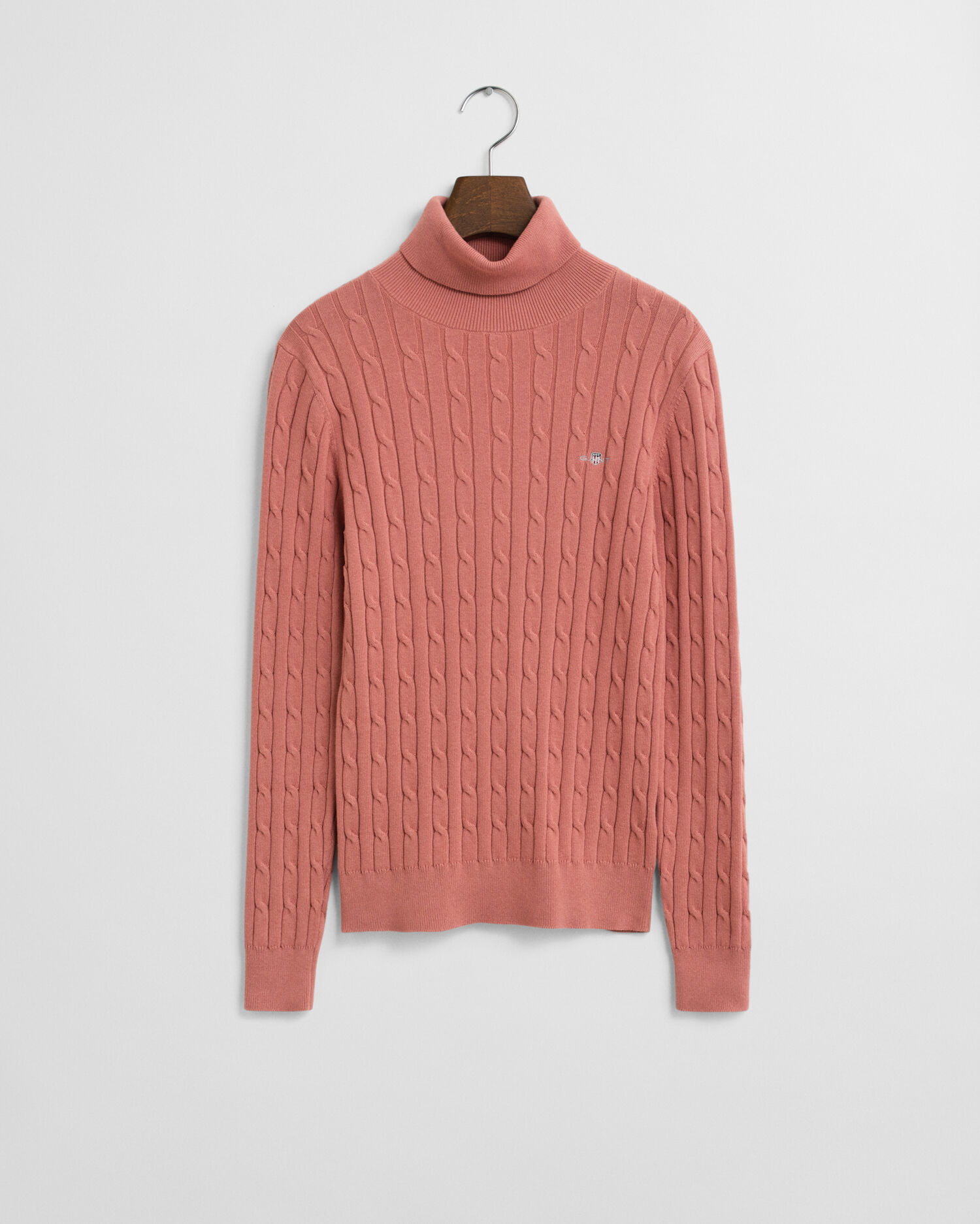 Joustopuuvillainen palmikkopooloneule